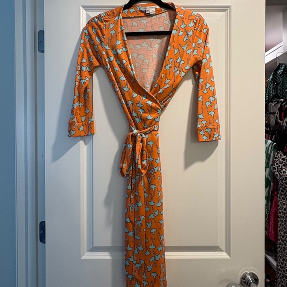 Diane vin Furstenberg DVF wrap dress size 0 - Picture 2 of 2